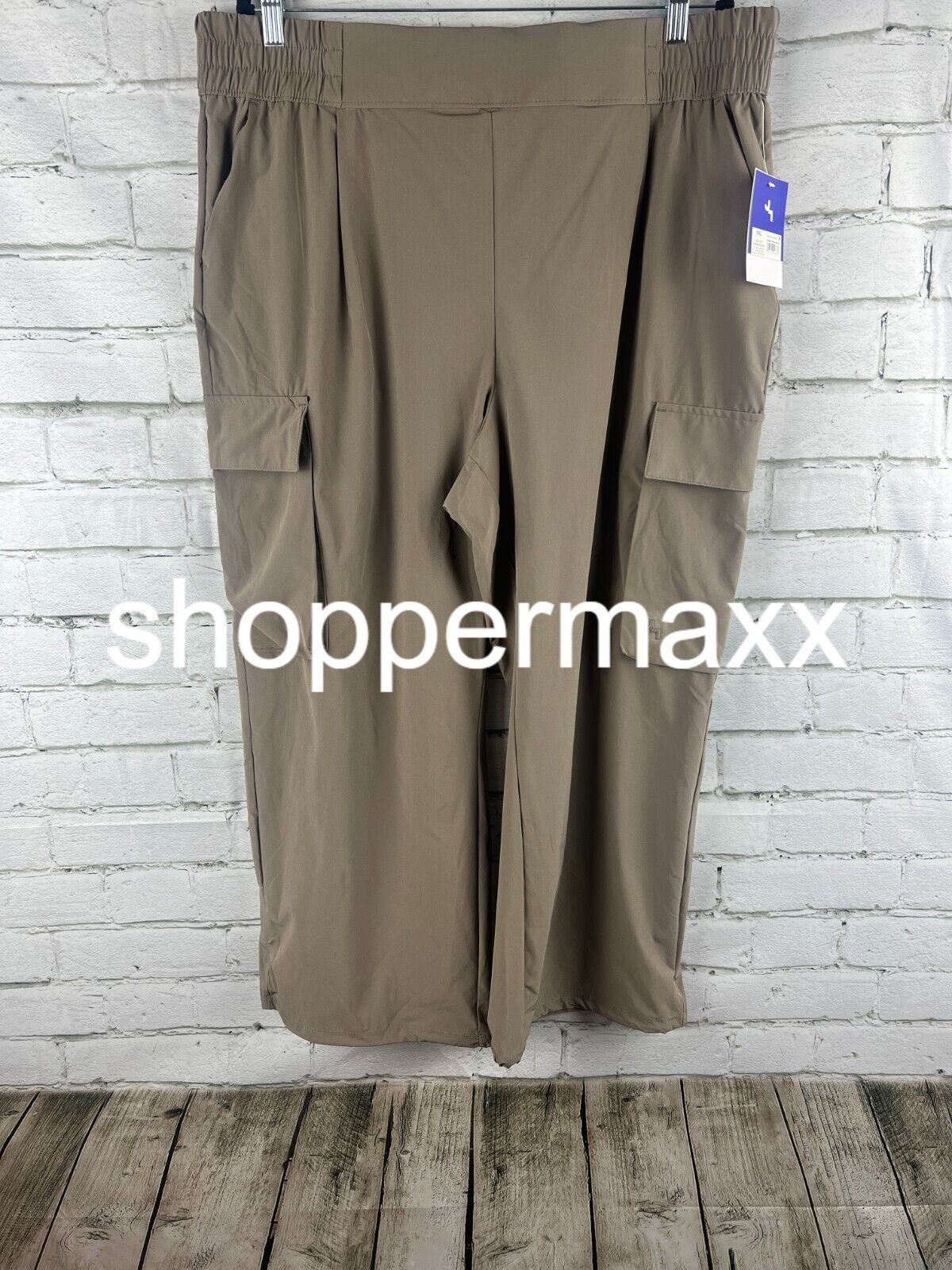 Women's Cinch Hem Woven Cargo Pants - JoyLab, Dark Gray, XXL