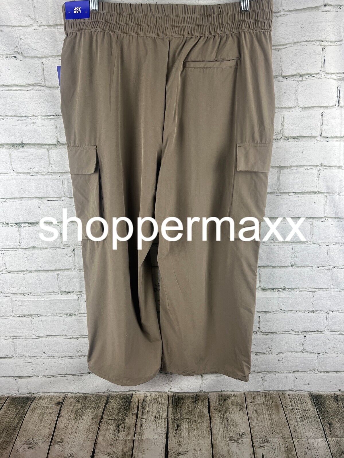 Women's Cinch Hem Woven Cargo Pants - JoyLab, Dark Gray, XXL