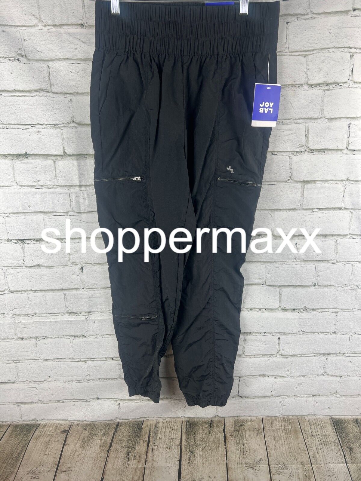 Women's High-Rise Cargo Joggers - JoyLab, Black, M
