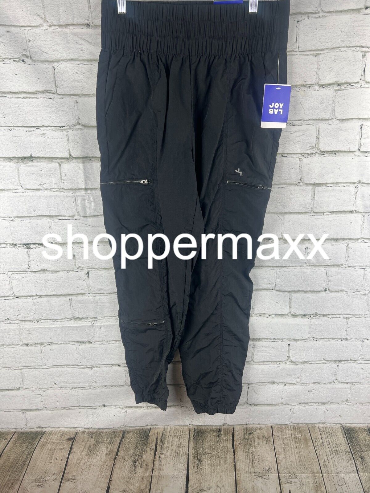 Women's High-Rise Cargo Joggers - JoyLab, Black, M