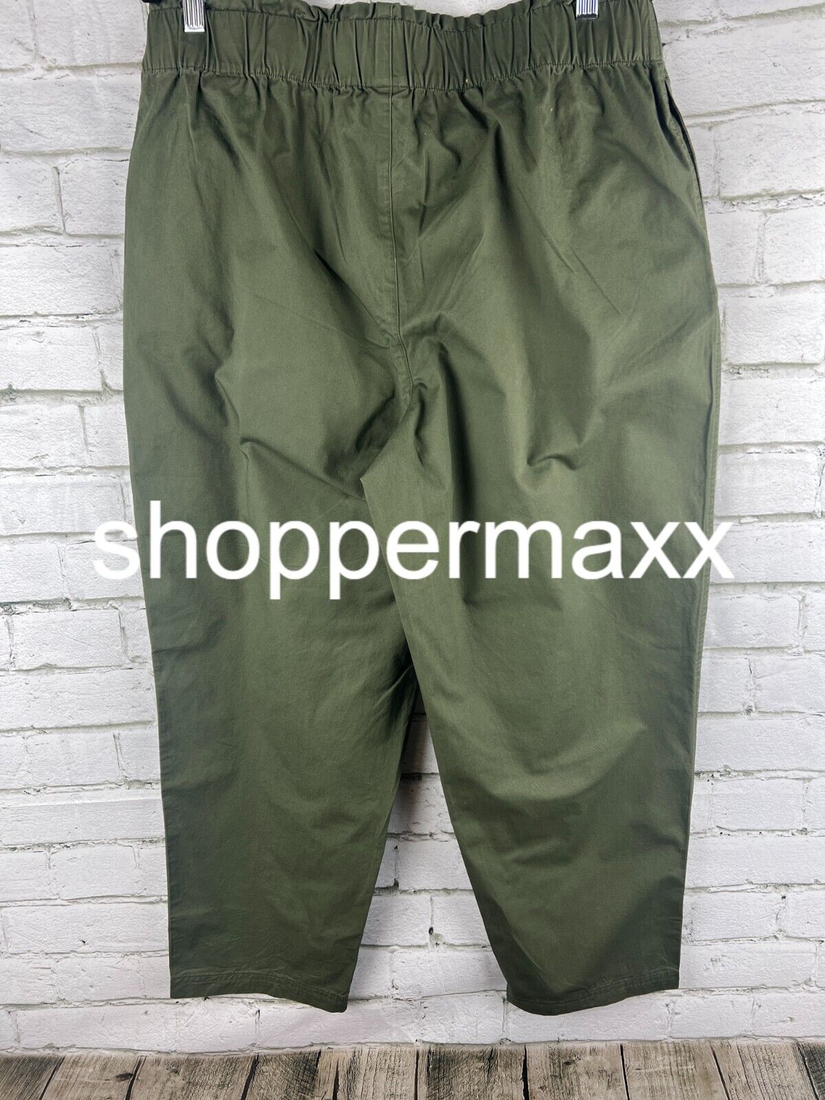 Women's High-Rise Tapered Ankle Chino Pants - A New Day, Olive, l