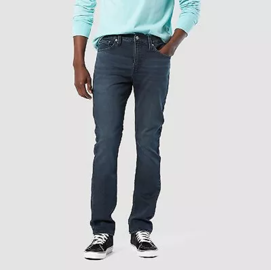 DENIZEN from Levi's Men's 216 Slim Fit Knit Denim Jeans - Knight Blue, 30Wx30L