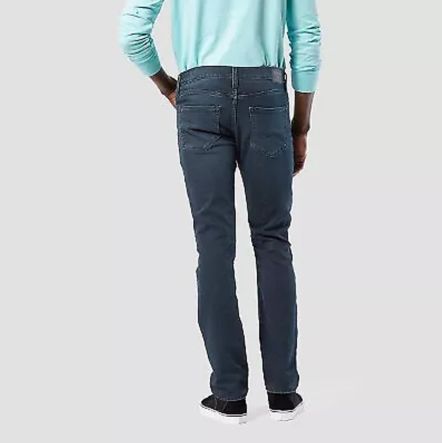 DENIZEN from Levi's Men's 216 Slim Fit Knit Denim Jeans - Knight Blue, 30Wx30L