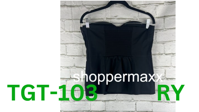 Women's Sweetheart Corset Tube Top - Future Collective with Reese, Black, XS