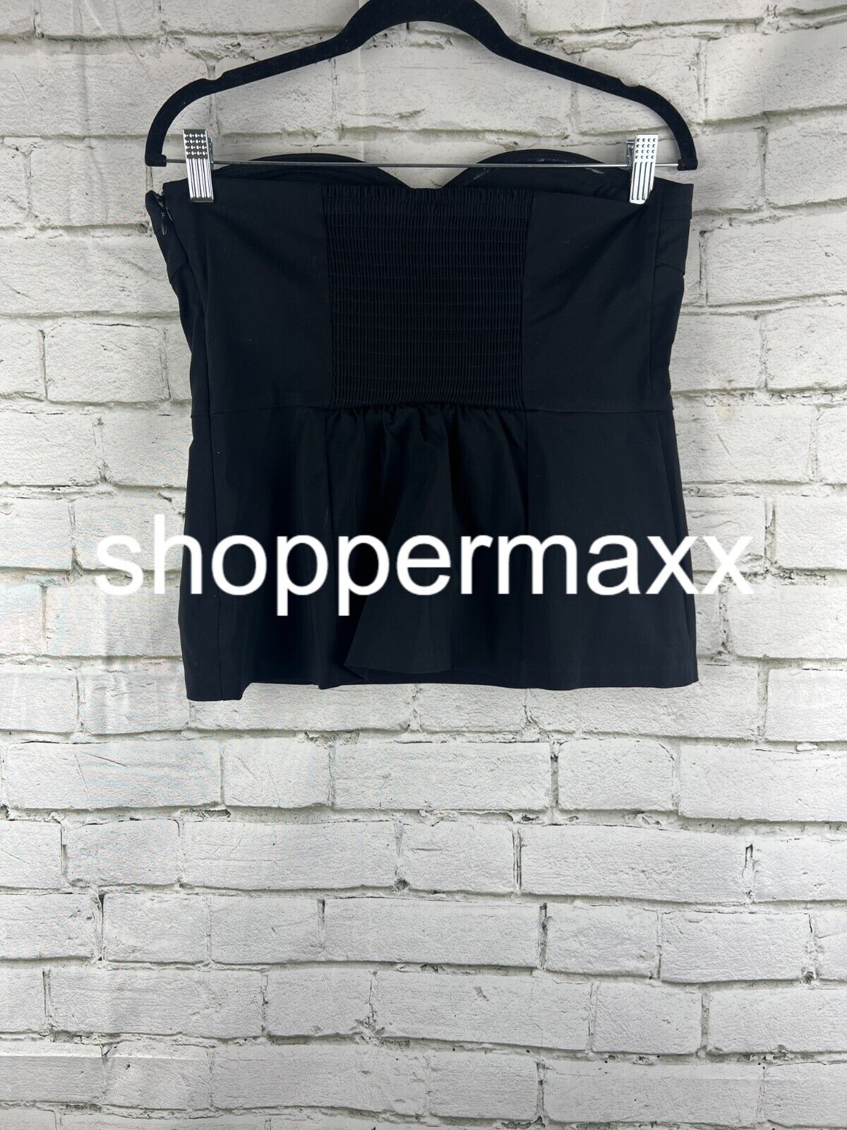 Women's Sweetheart Corset Tube Top - Future Collective with Reese, Black, XS