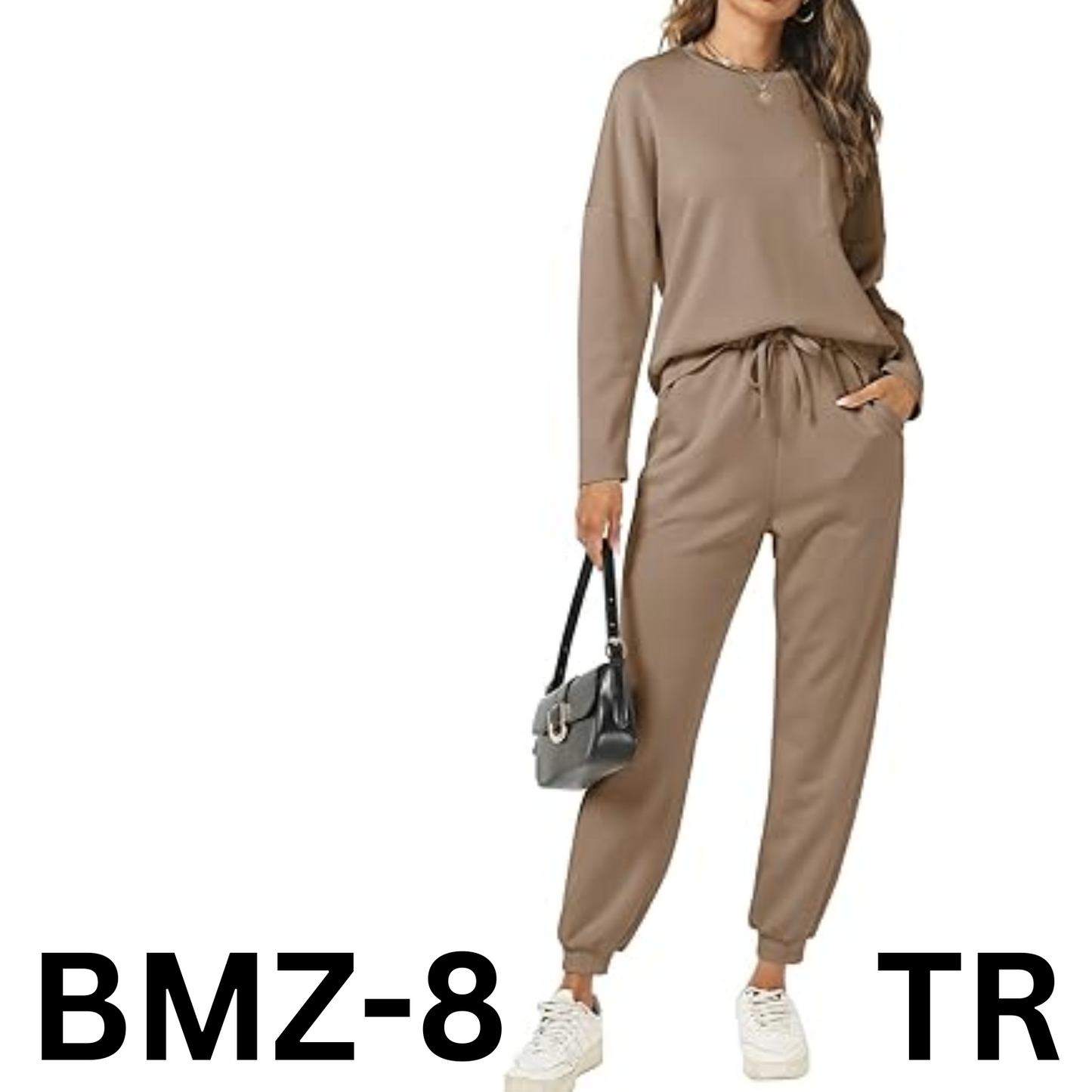 Cakulo 2 Piece Sets for Women 2024 Fall Outfits Matching Jogger Sweatpants Set L