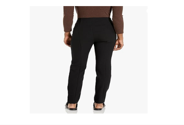 Cinq Ã Sept Women's Triv Pants, Cotton Zipper Pants, Black, Size 8 US