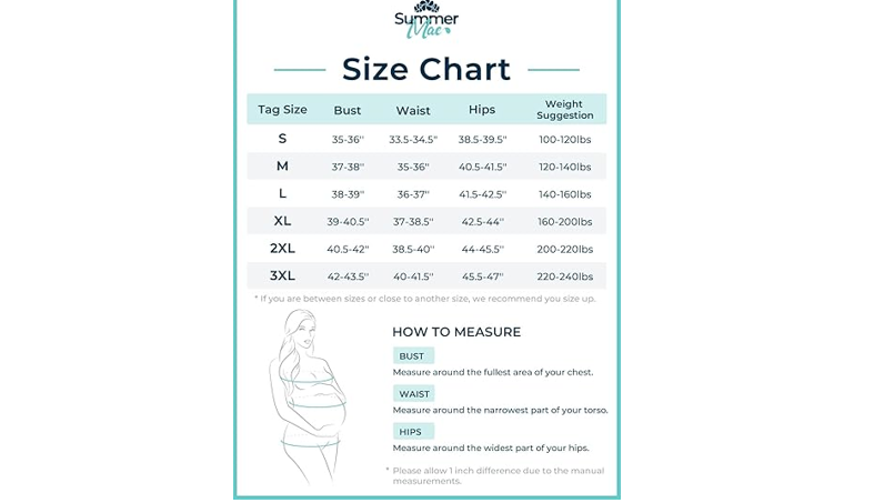Summer Mae Maternity Swimsuit One Piece Suit Button Neck Cross, BLack, 3XL