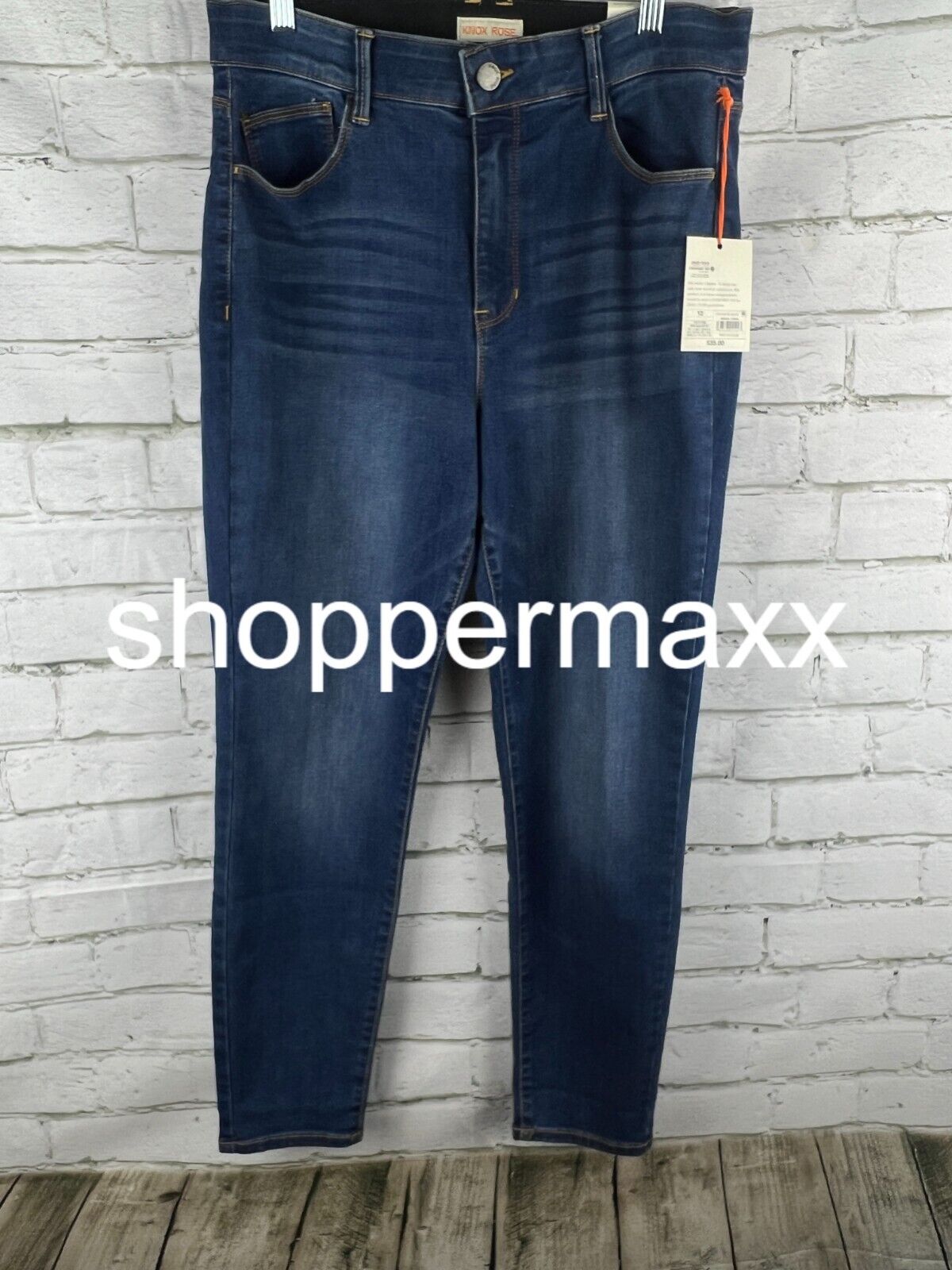 Women's High-Rise Skinny Jeans - Knox Rose, Dark Wash, 12