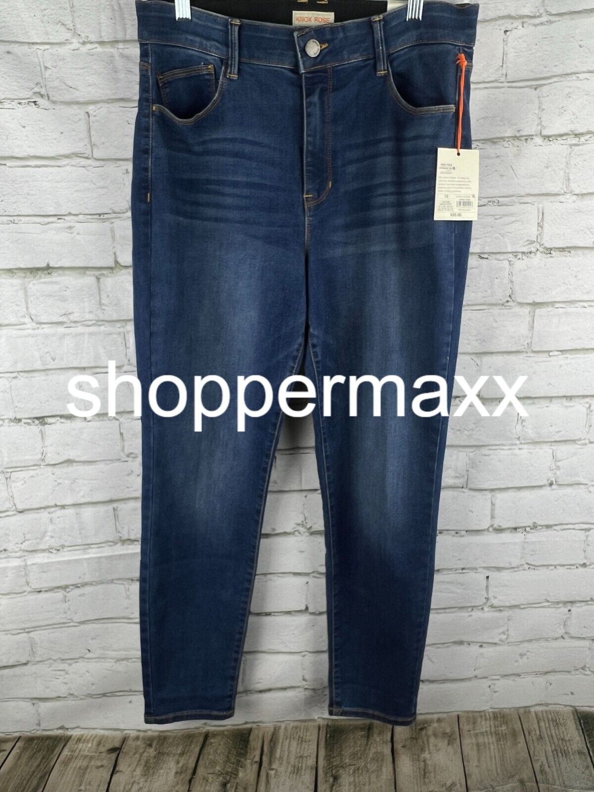 Women's High-Rise Skinny Jeans - Knox Rose, Dark Wash, 12