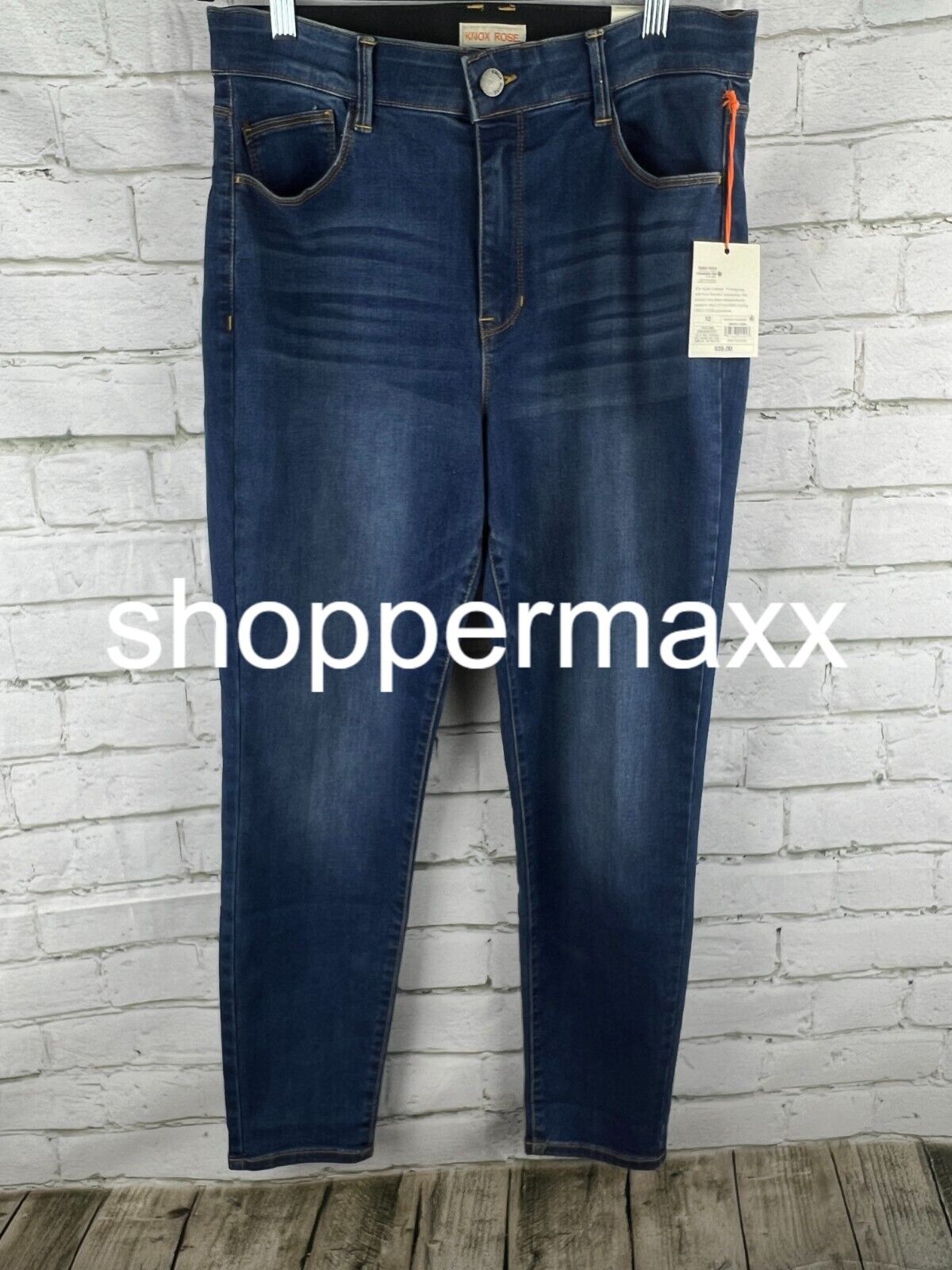 Women's High-Rise Skinny Jeans - Knox Rose, Dark Wash, 12