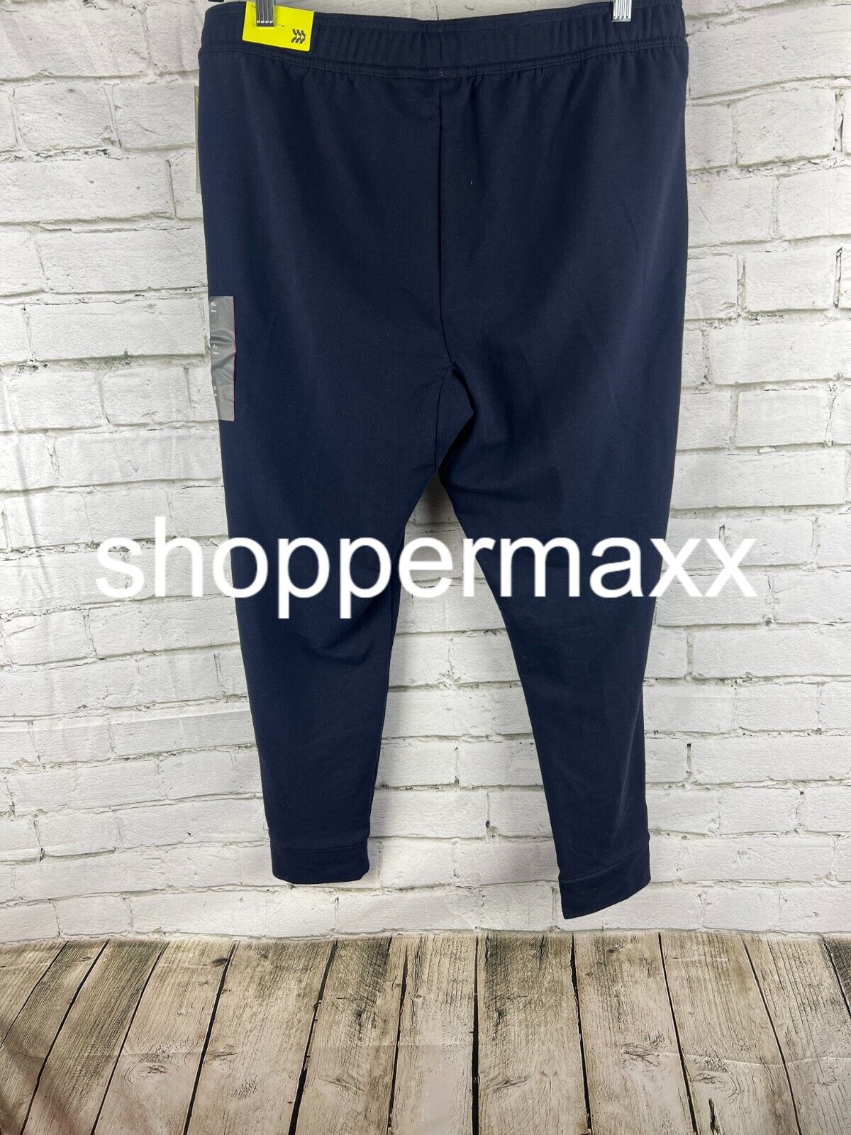 All in motion, Mens Soft gym pants sweats, Navy, XL