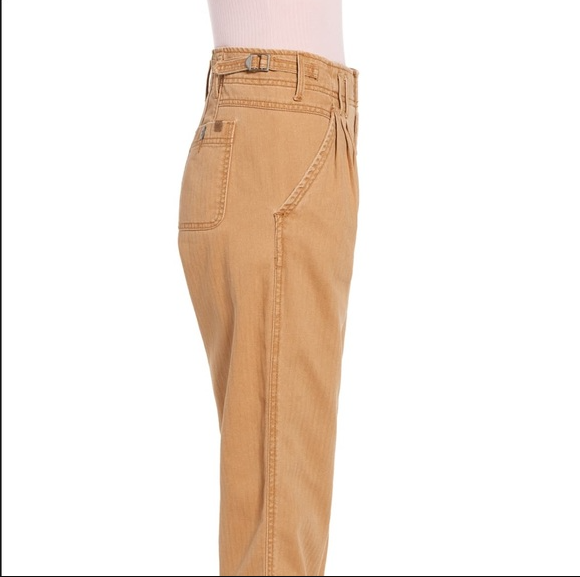 UNIONBAY Landon Ultra High-Rise Ankle Pants Workwear Khaki Juniors 5 24