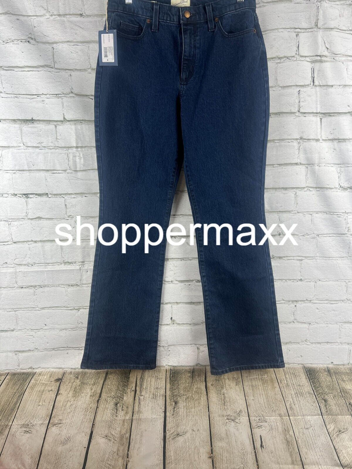 Women's High-Rise Vintage Bootcut Jeans - Universal Thread, Dark Blue, Size 6
