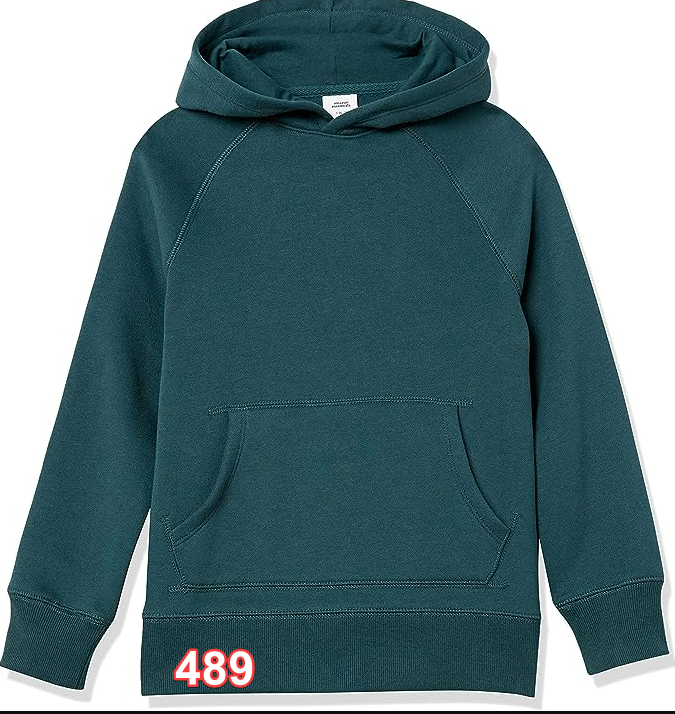 Amazon Essentials Boys and Toddlers' Fleece Pullover Hoodie Sweatshirts Green XL