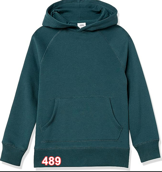 Amazon Essentials Boys and Toddlers' Fleece Pullover Hoodie Sweatshirts Green XL