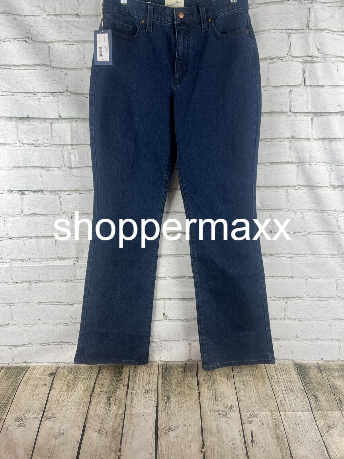 Women's High-Rise Vintage Bootcut Jeans - Universal Thread, Dark Blue, Size 6