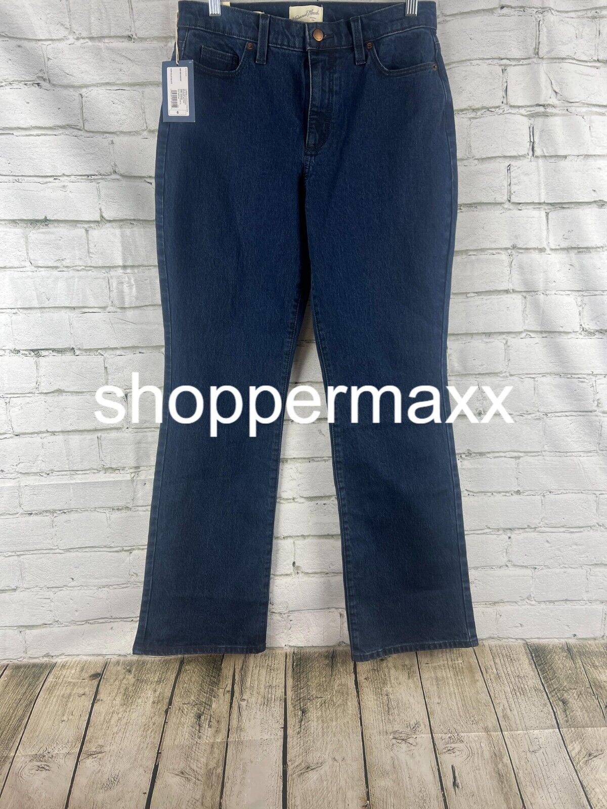 Women's High-Rise Vintage Bootcut Jeans - Universal Thread, Dark Blue, Size 6