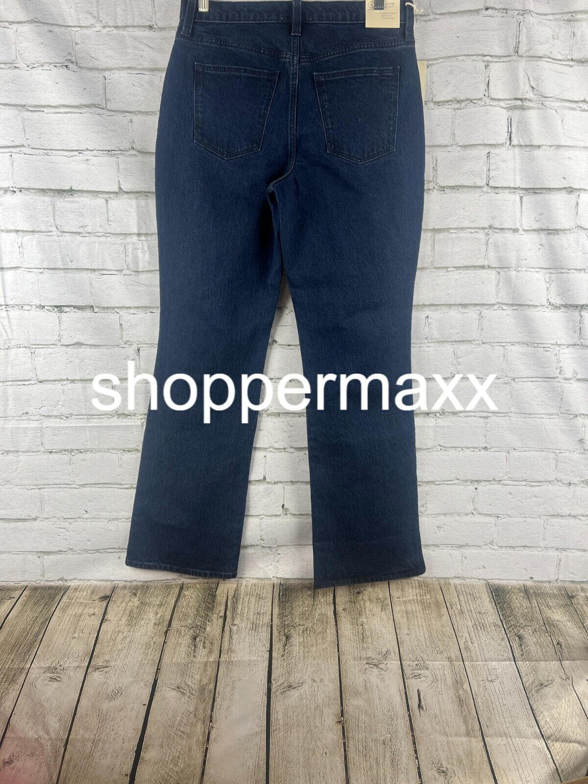 Women's High-Rise Vintage Bootcut Jeans - Universal Thread, Dark Blue, Size 6