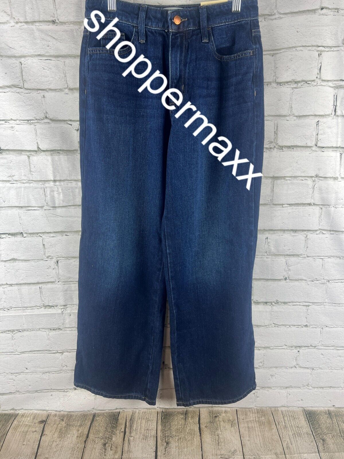 Women's High-Rise Wide Leg Jeans - Universal Thread, Dark Wash, 4 Short