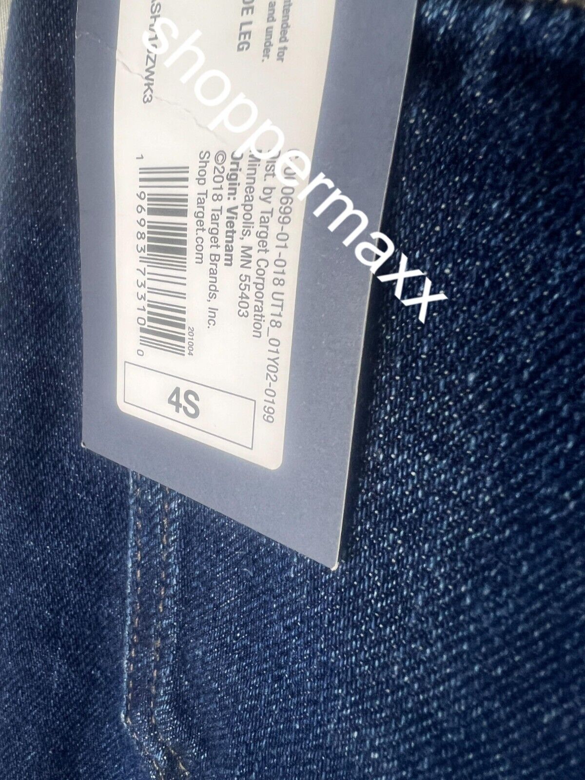 Women's High-Rise Wide Leg Jeans - Universal Thread, Dark Wash, 4 Short