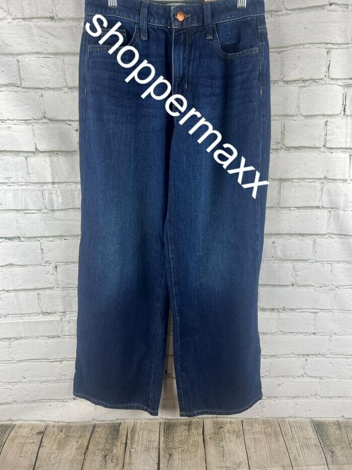 Women's High-Rise Wide Leg Jeans - Universal Thread, Dark Wash, 4 Short