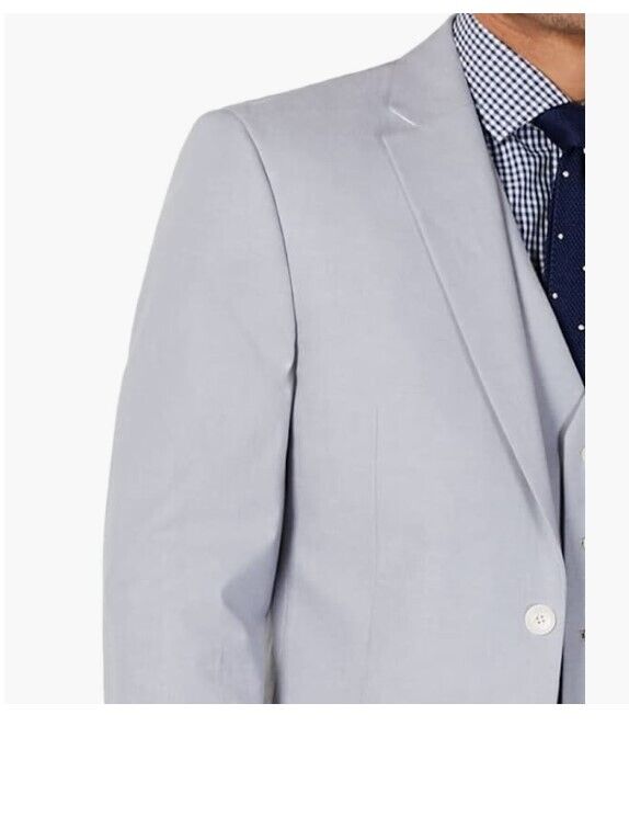 Tommy Hilfiger Men's Modern-Fit Flex Stretch Chambray Suit Jacket Multiple Sizes
