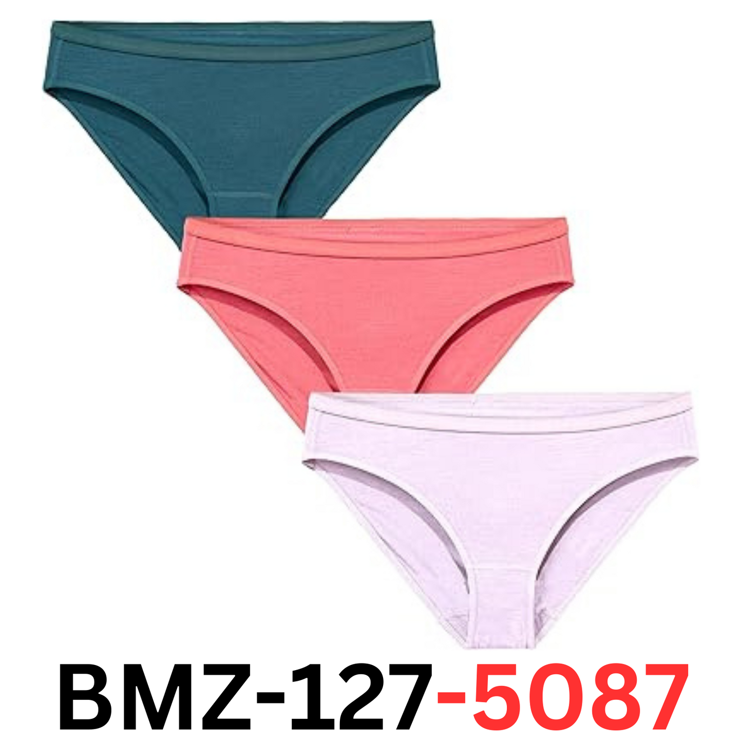 Super Soft Comfy No Odor Merino Wool Bikini Brief Pack Of 3 Teal, Lilac, Rose- M
