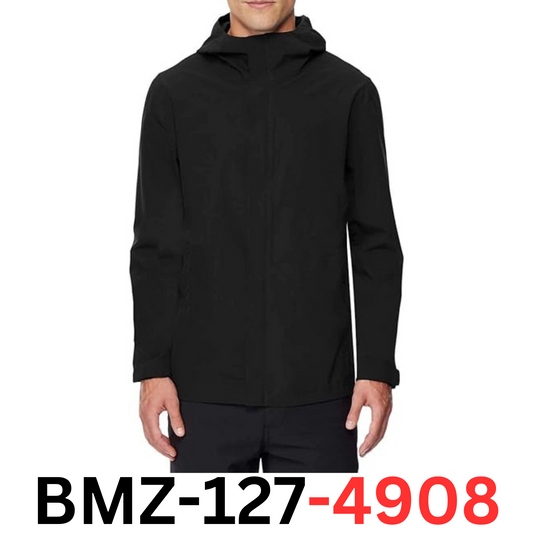 32 DEGREES Men's Rain Jacket (Black, Large)