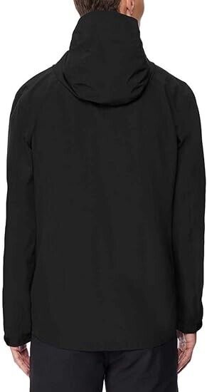 32 DEGREES Men's Rain Jacket (Black, Large)