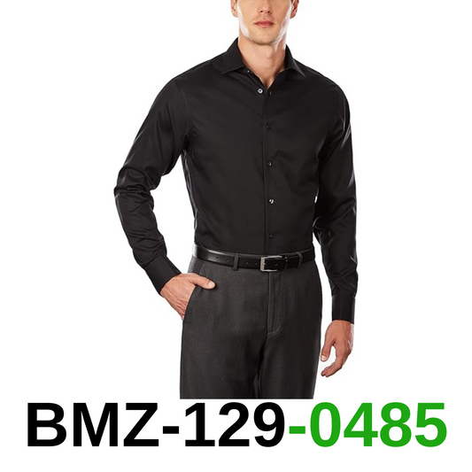 Calvin Klein Men's Regular Fit Herringbone French Shirt, 16" Neck 32"-33" Sleeve