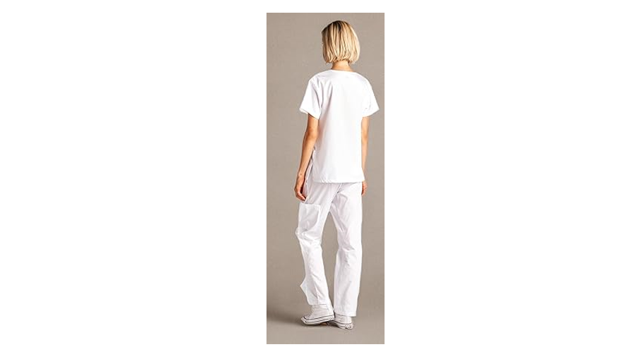 Dagacci Medical Uniform Woman and Man Scrub Set Unisex Medical Scrub, XL