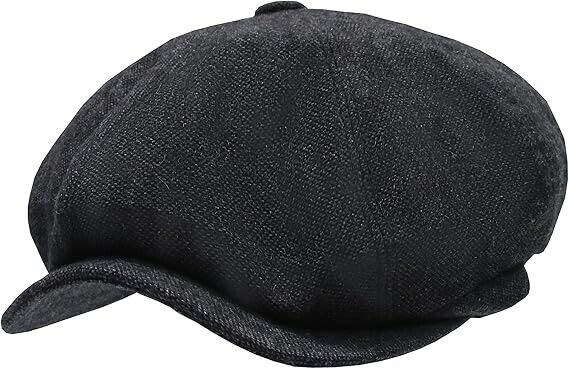 YOFARCHOY Newsboy Hats for Men Classic 8 Panel Flat Cap Peaky Blinders Irish Hat