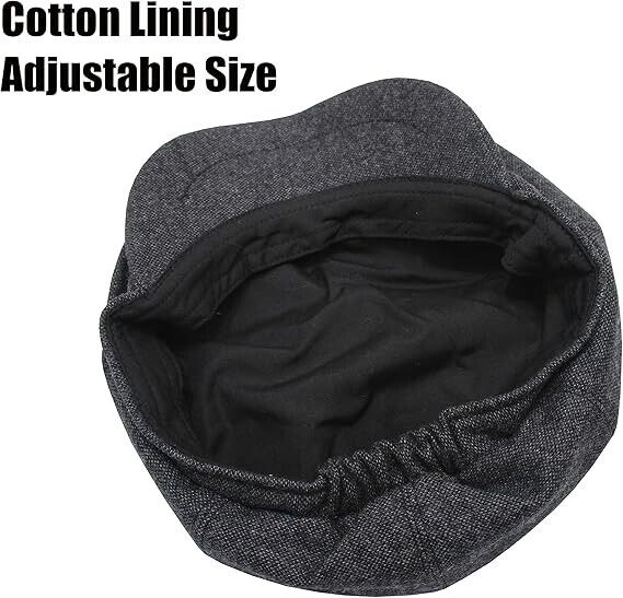 YOFARCHOY Newsboy Hats for Men Classic 8 Panel Flat Cap Peaky Blinders Irish Hat