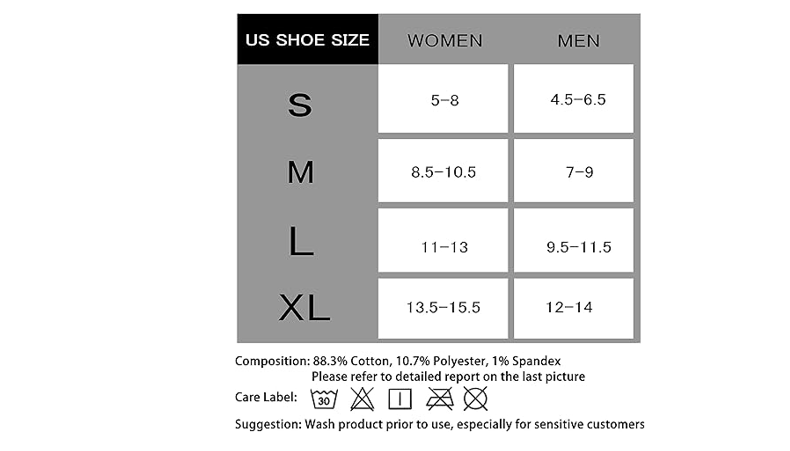 CS CELERSPORT Cushion No Show Tab Athletic Running Socks for Men, white 6pairs,S