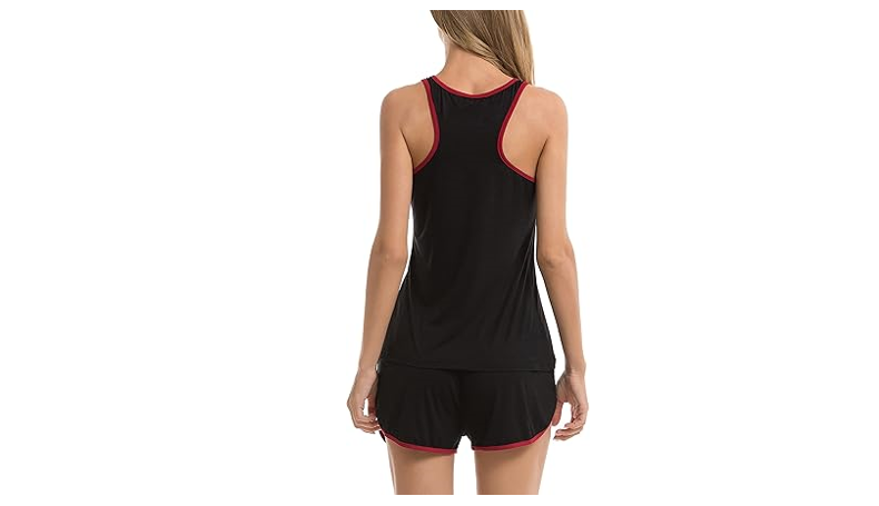 Vlazom Women's Pajama Short Set Soft Cami 2 Pieces Pj's Sets Tank Top, S