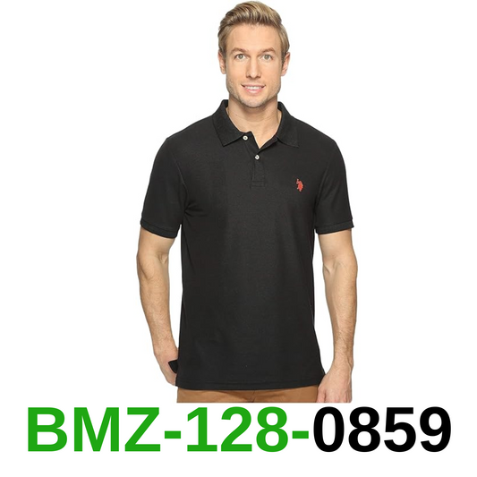 U.S. Polo Assn. Men's Ultimate Pique Polo, Black, XL