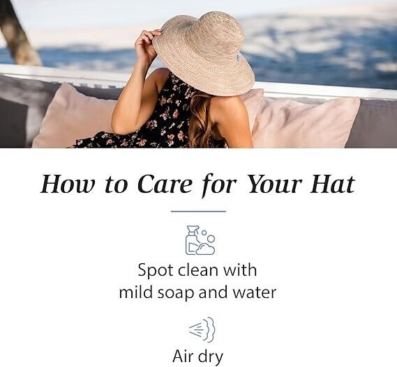 Wallaroo Hat Company Women Victoria Fedora UPF 50+ Sun Protection Hat, One Size