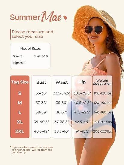 Summer Mae Maternity High Waist Swimsuit Ruffle Hem Bikini Bathing Suit, X-Large
