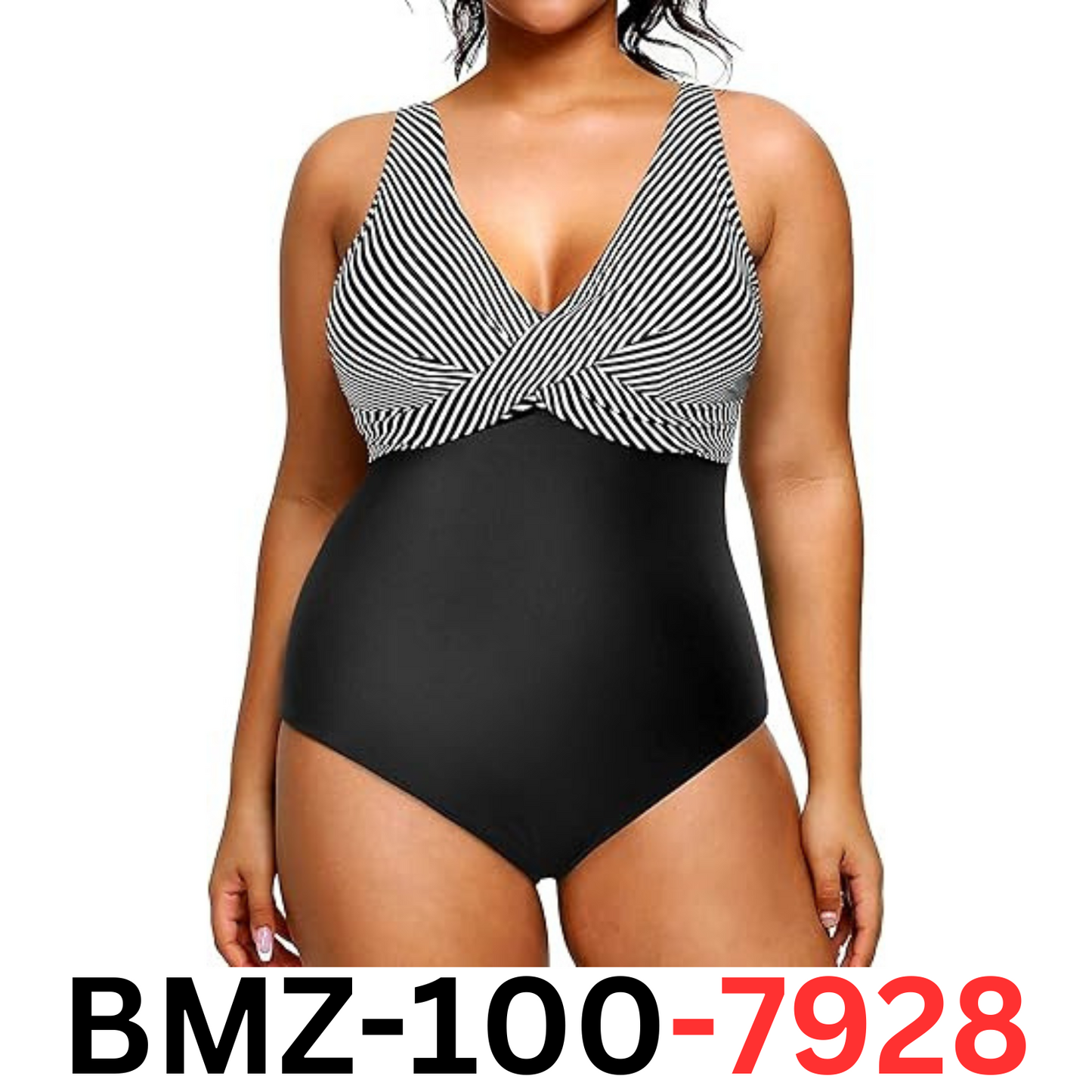 Yonique Women's Plus Size Swimsuit One Piece Tummy Control Slimming Swimwear, XL