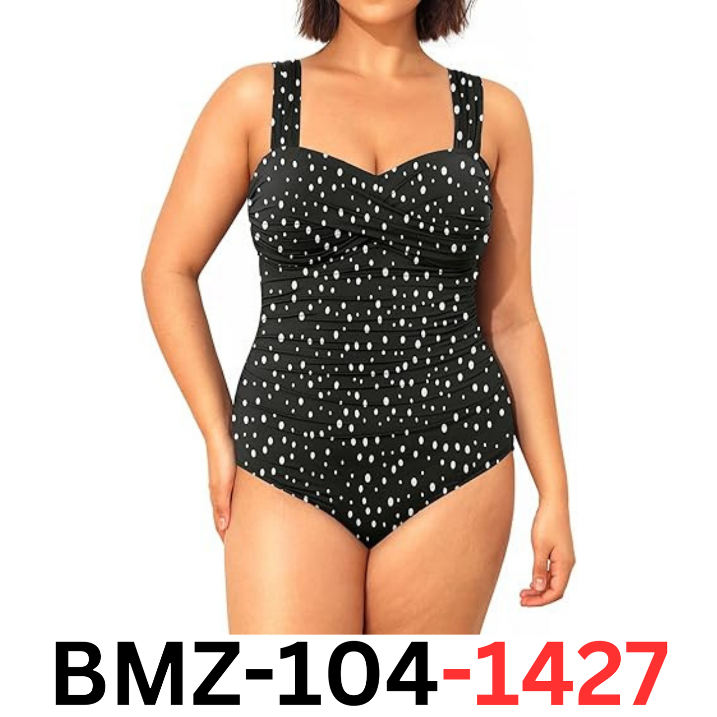 Yonique Plus Size One Piece Swimsuit for Women Tummy Control Bathing Suit, 16W