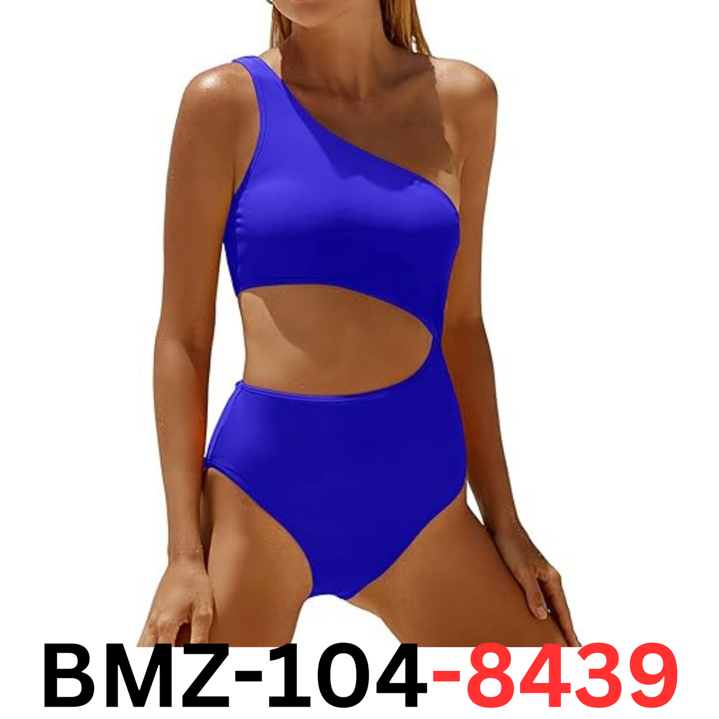 Yonique Women's One Piece Bathing Suit One Shoulder Swimsuit Cutout Swimwear, S