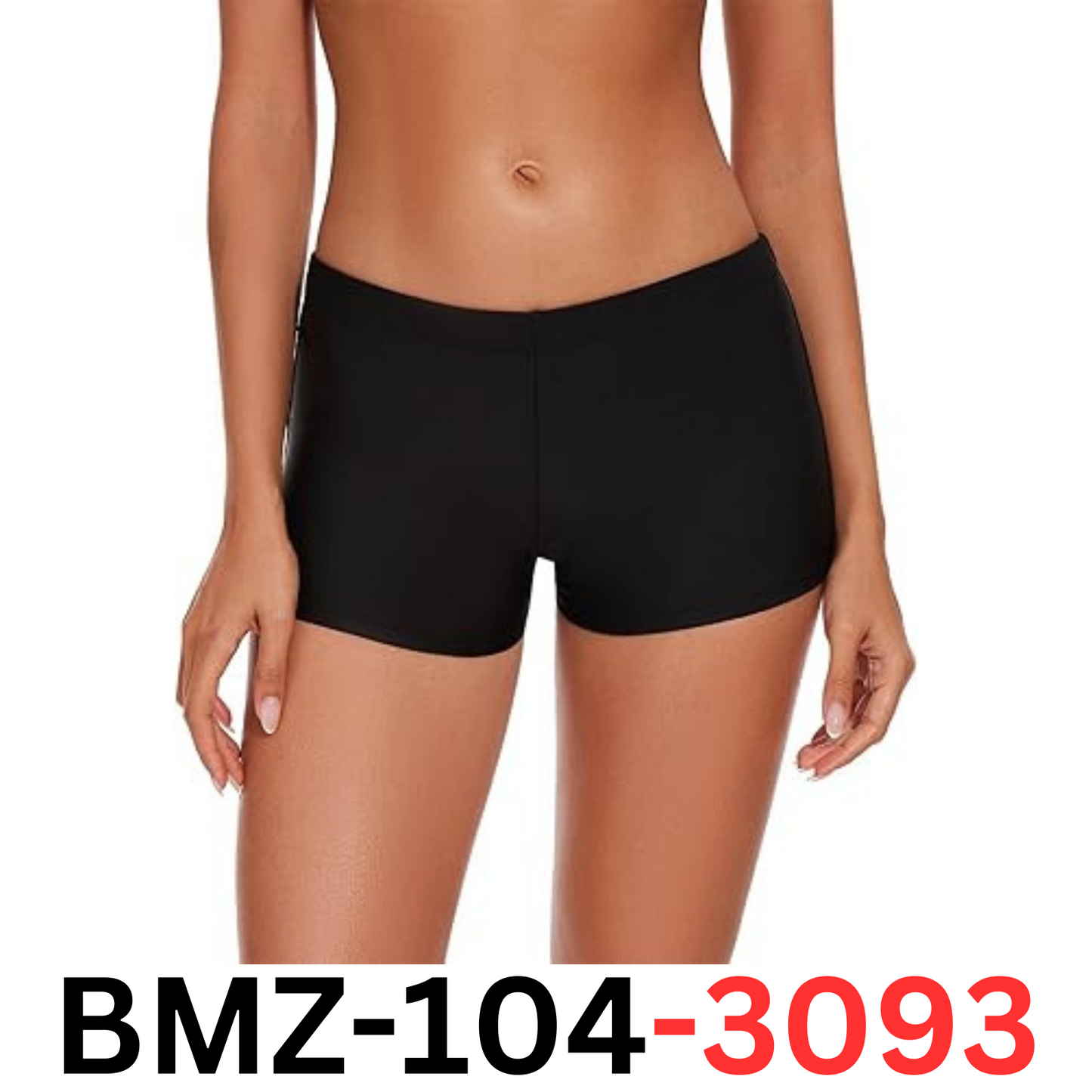 Aokivvy Swim Shorts, Bathing Suit Bottoms for Women, Black Tankini Bottom, Large