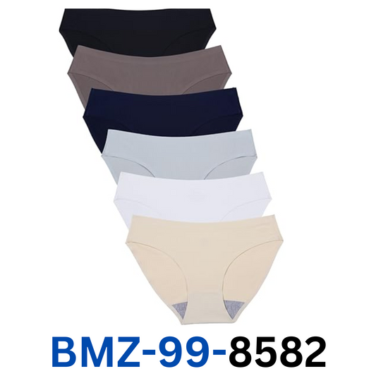 Wealurre Seamless Bikini Nylon Spandex Women Panties B/W/a/Db/Br/G ~L
