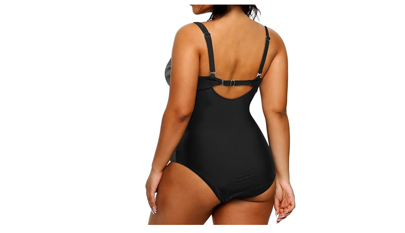 Yonique Plus Size Swimsuit One Piece Bathing Suits for Women Tummy Control, 18