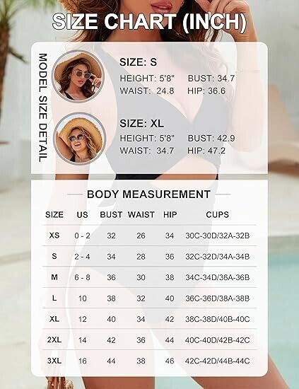 Blooming Jelly Womens One Piece Swimsuits Slimming Tummy Control Bathing Suit, M