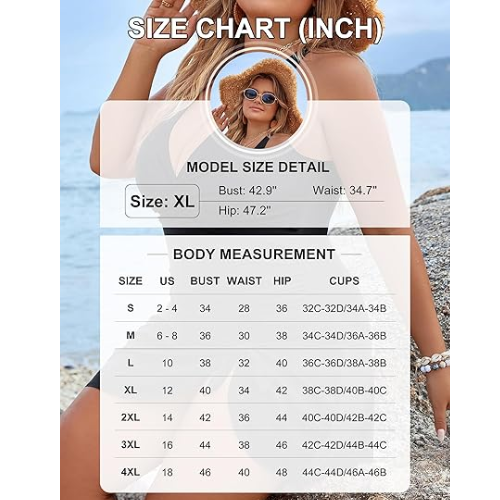 Blooming Jelly Women Plus Size Bathing Suit Swimsuit 2024 (3XL, Green)