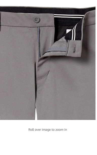 Essentials Men's Classic-Fit Stretch Golf Pant, Gray, Size 35W x 34L