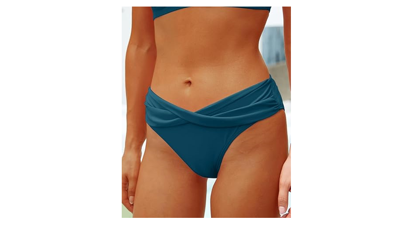 Yonique Women Two Piece Bathing Suits Push Up Bikini Set Halter Swimsuit, M