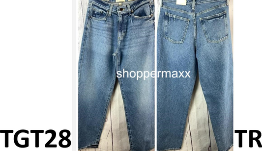 Women's Mid-Rise 90's Baggy Jeans - Universal Thread, Medium Wash, Size-6R